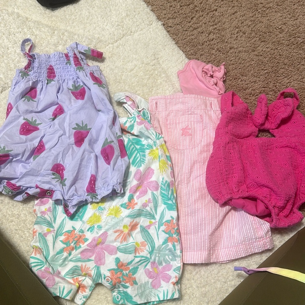 Baby girl lot: 3-6 month, 6 month and 6-9 month